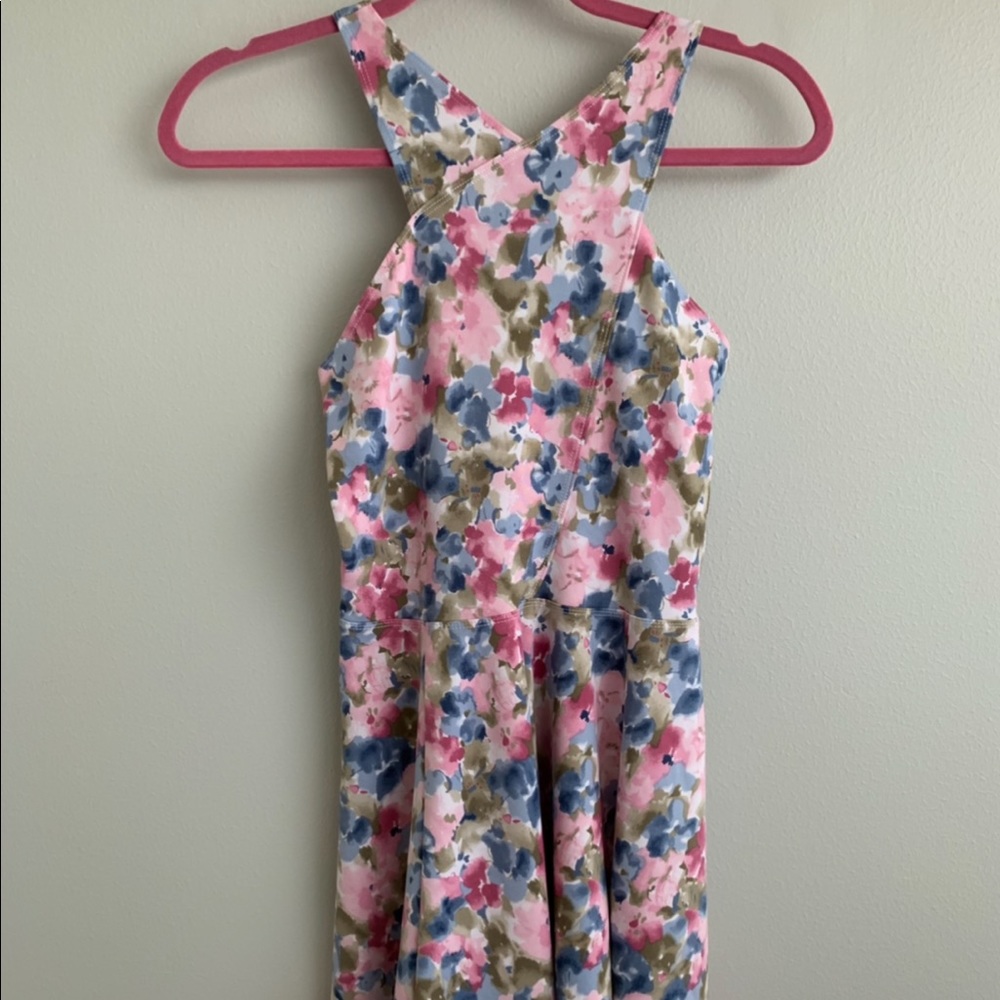 Abercrombie Kids watercolor floral dress